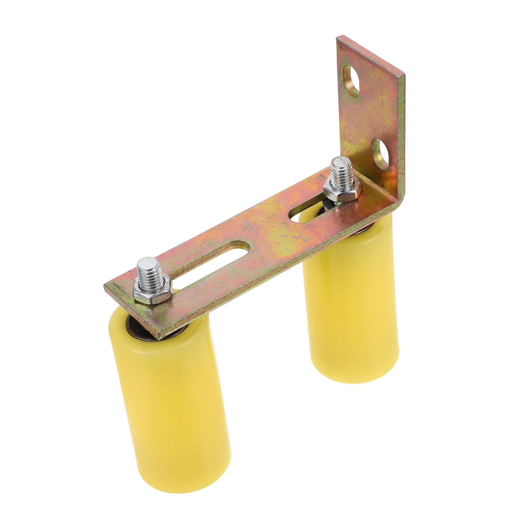 Portail coulissant qui bloque : guide-rouleau nylon pour réduire la friction