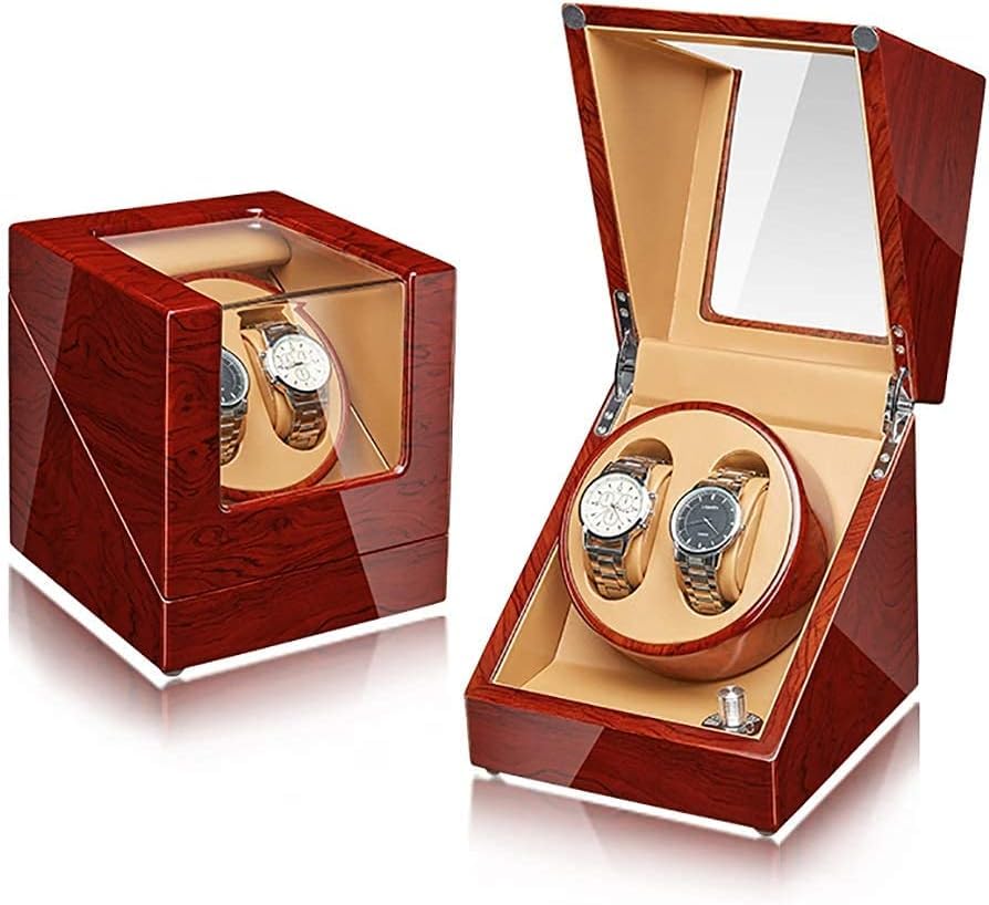 Remontoir montre automatique pour exposition salon boîte en bois
