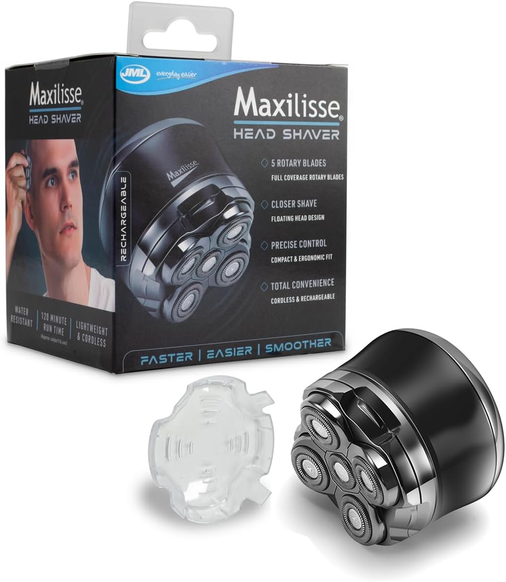 JML Maxilisse Head Shaver with packaging