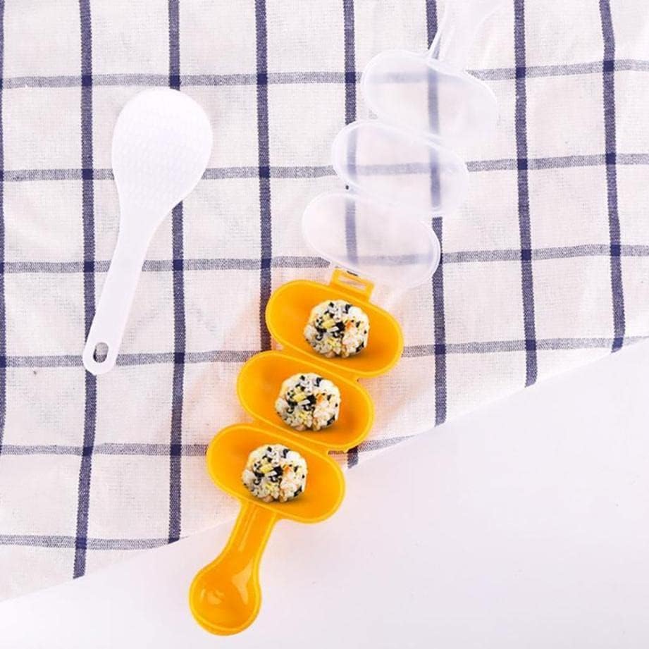 2PC/Set Creativity Rice Ball Molds Sushi Maker DIY Onigiri Kitchen Making Tools Bento Accessories image 4