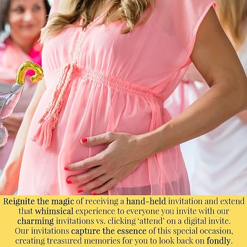 Miniatura 9 de Amarillo elefante Baby Shower, invitaciones, diez 5"x7" llenar en tarjetas con 10 sobres blancos por amandacreation