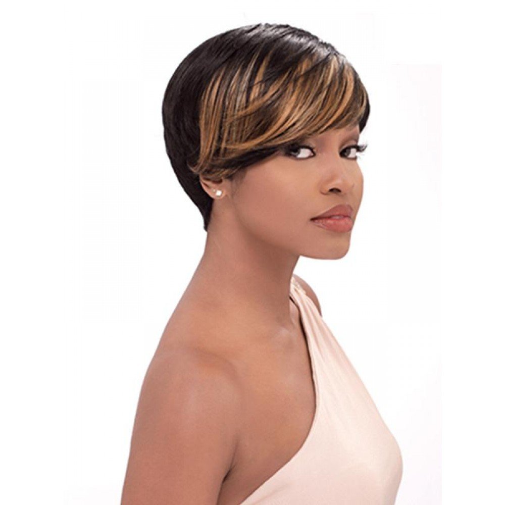 SensationnelBump Human Hair Wig - Fab Fringe-Champagne