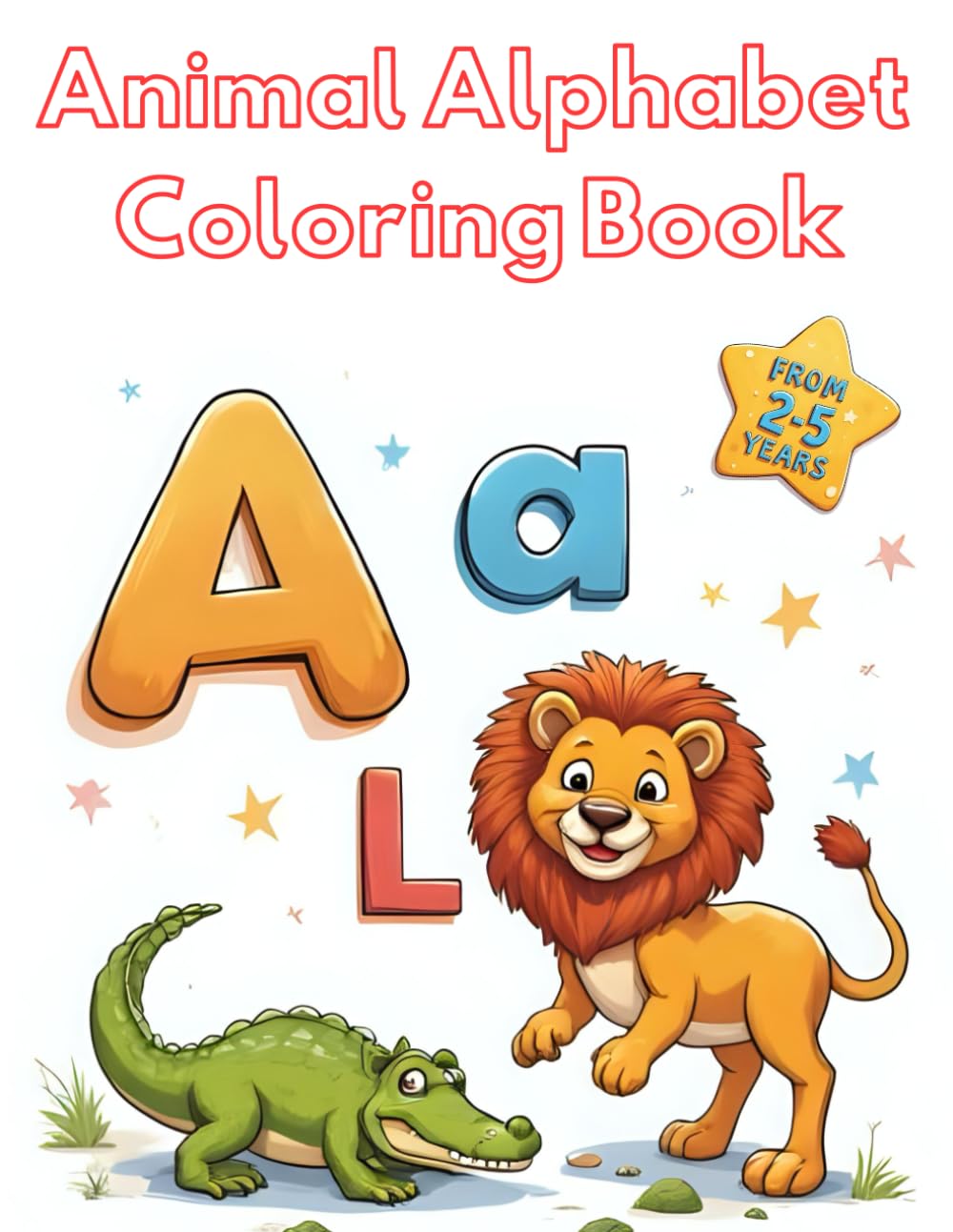 Animal Alphabet Coloring Book: For Children