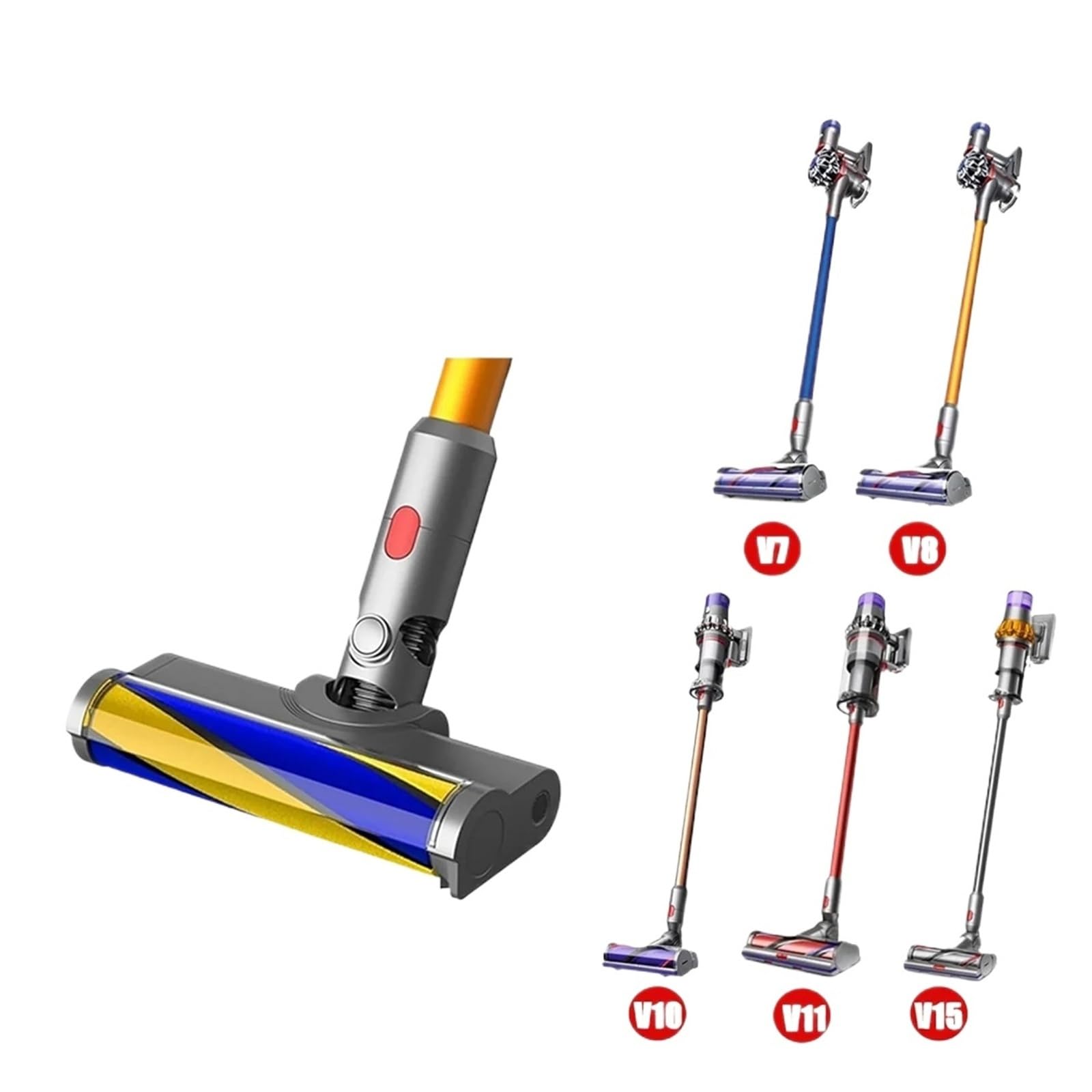 Testina spazzola, compatibile con Dyson, V7 V8 V10 V11