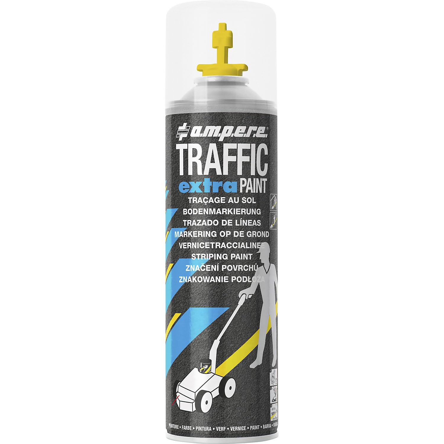 Ampere | Markierfarbe Traffic extra Paint® für starke Beanspruchung | Inhalt 500 ml | VE 12 Dosen | gelb