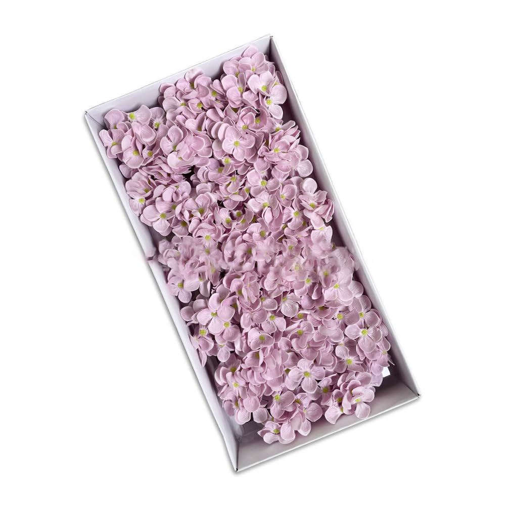 Amazon.com: Violet Artificial Soap Hydrangea Flower Heads - 100