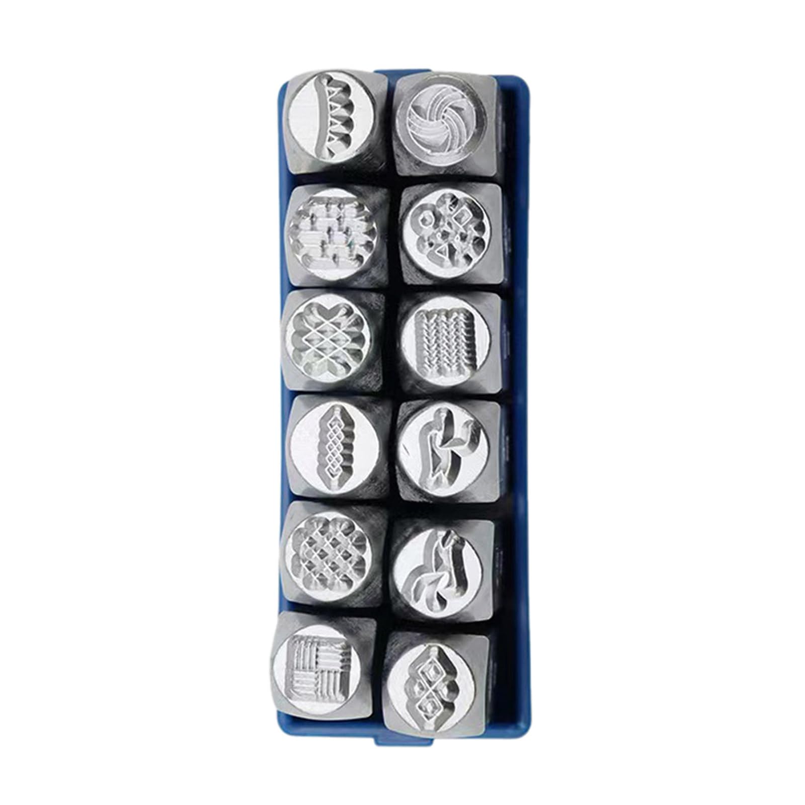 Set di 12 scalpelli in metallo per intaglio gioielli set professionale strumento artigianale struttura in acciaio per la creazione di modelli