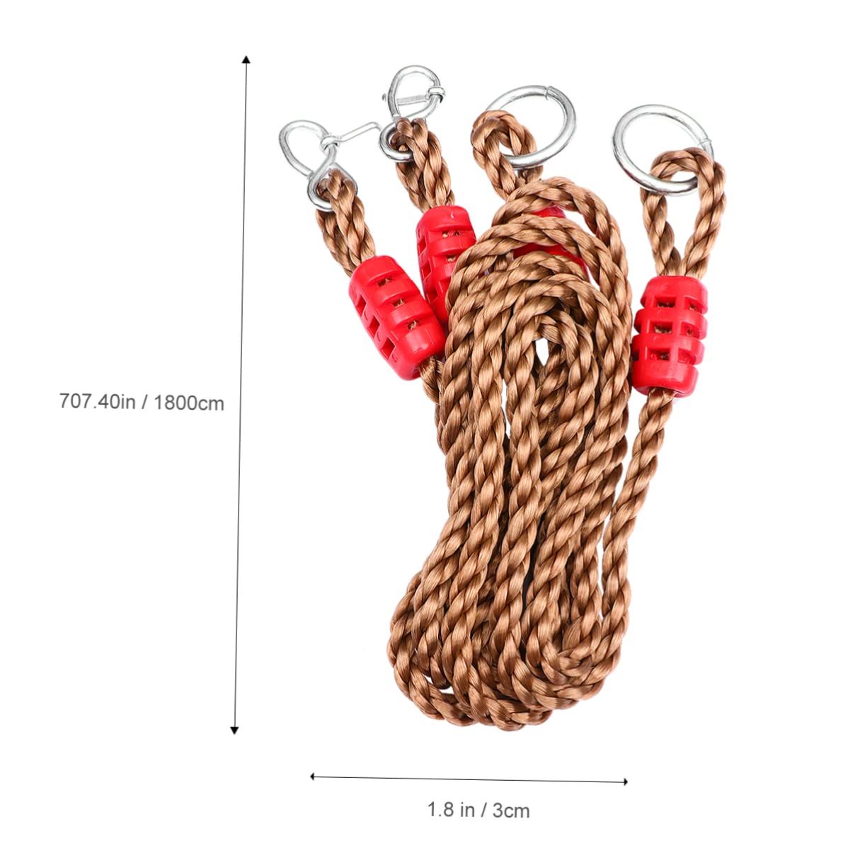6pezzi Pz Cinghie Regolabili per Amaca da Giardino Nylon Accessori Sospesi per Esterni Facile Installazione e Utilizzo