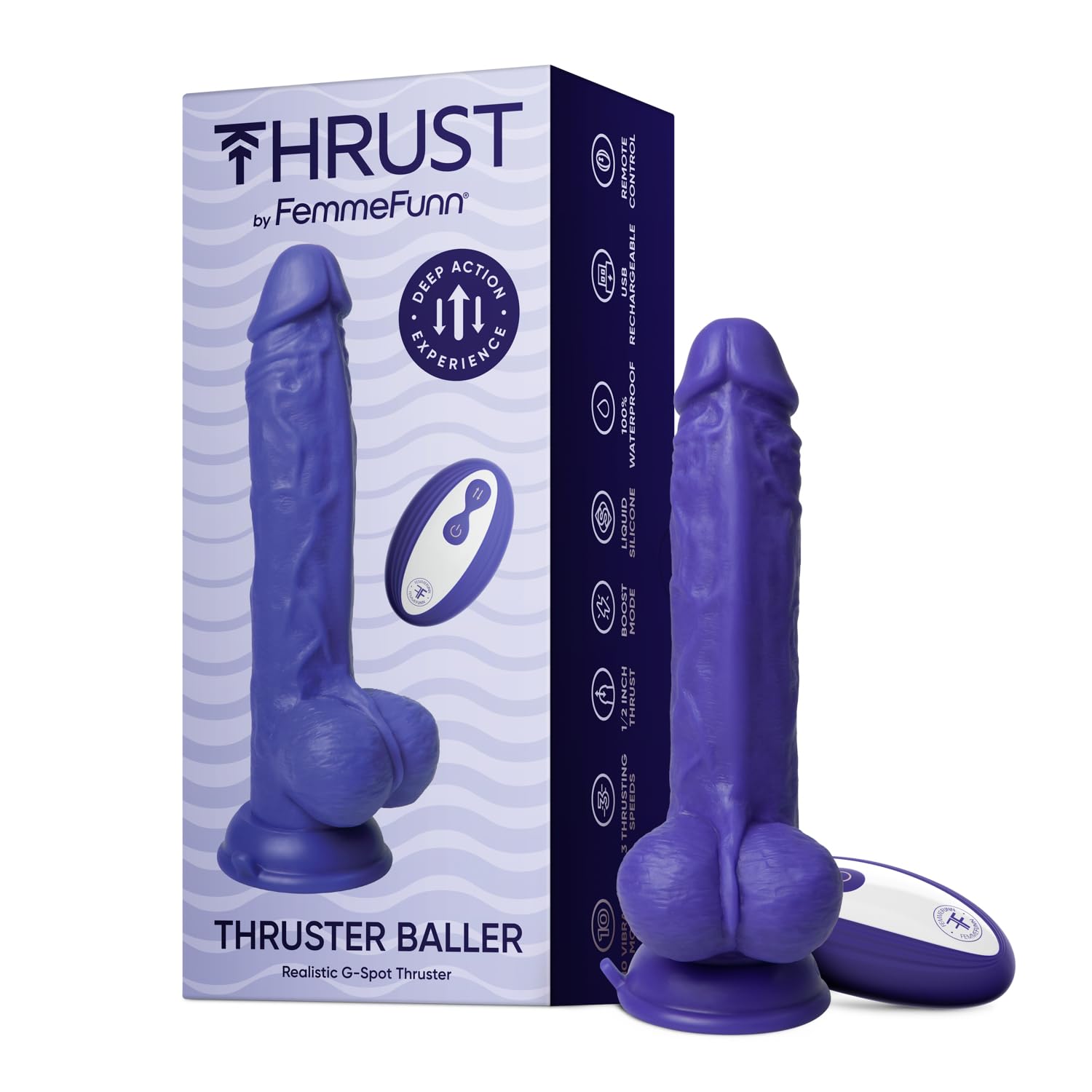 Femmefunn Thruster Baller accessoire de luxe en silicone - 8