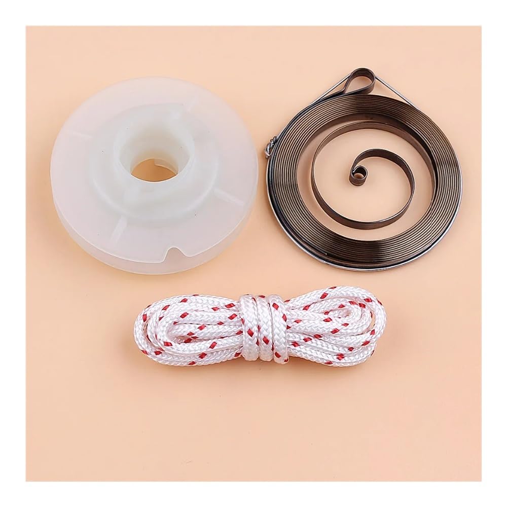 Kit lanceur pour tronçonneuse G2500 réparation ressort et poulie usés 25cc