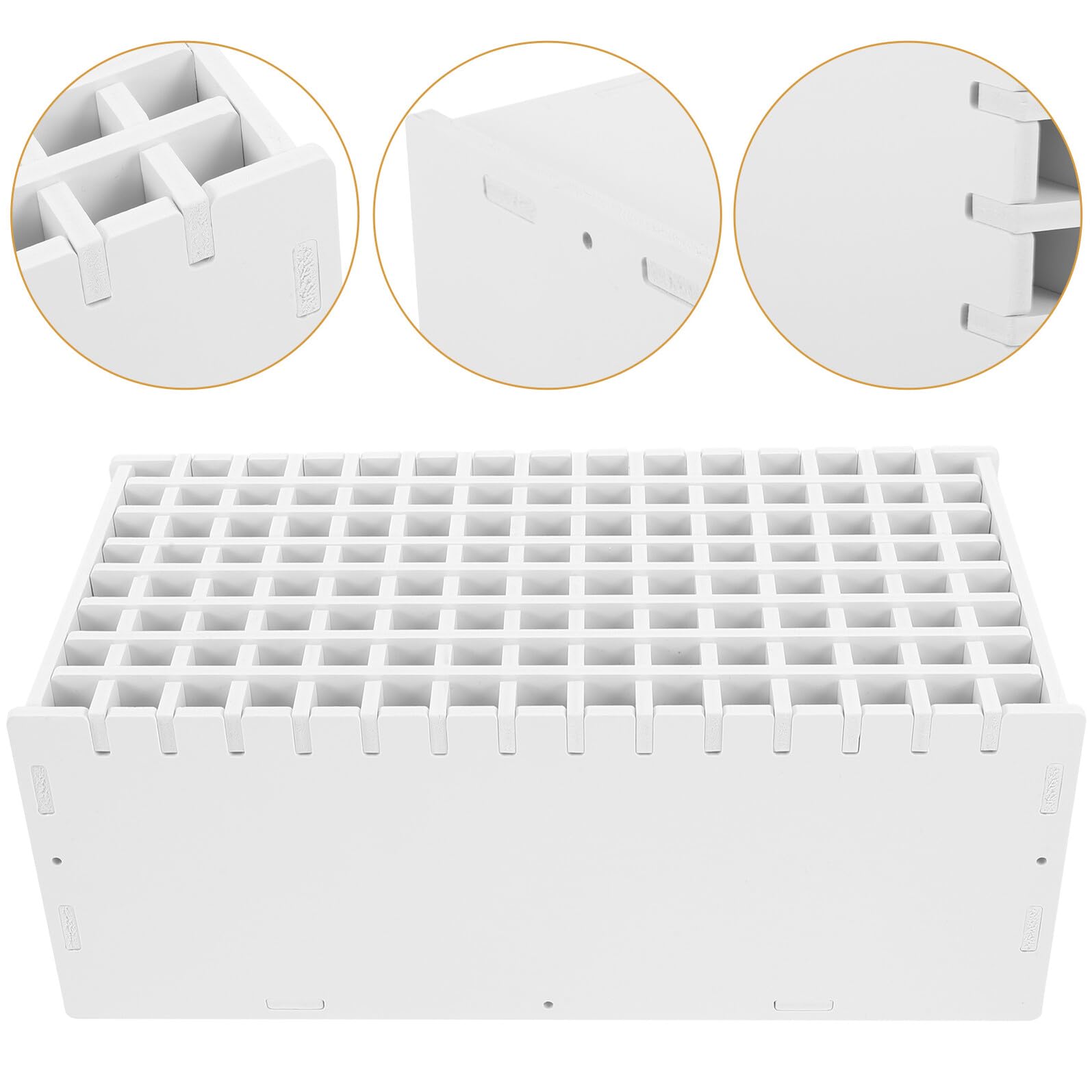 ifundom Organizer da Scrivania Portapenne Multifunzione 120 Scomparti in Materiale Resistente Bordi Lisci per Studenti, Insegnanti e Uso Ufficio a Casa
