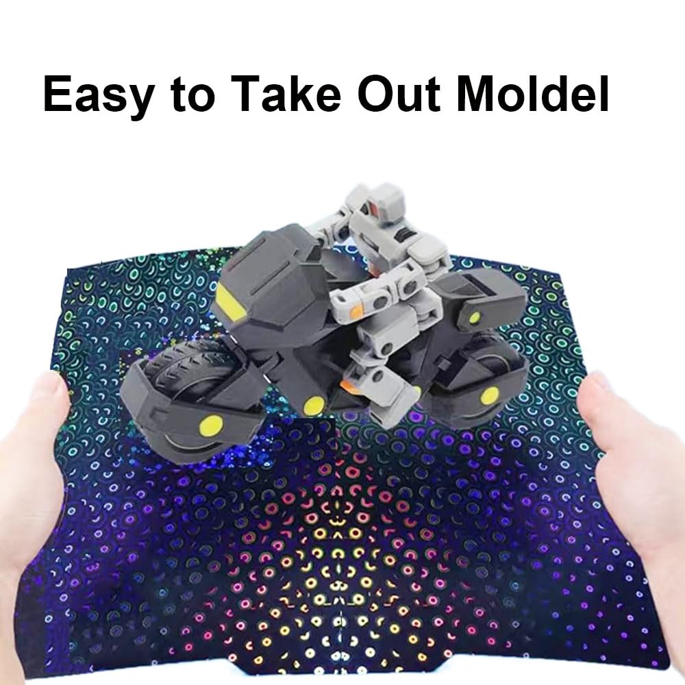 Piastra PEI/PEO Per Stampanti Bambu Lab - 257.5x257.5mm, Letto Riscaldante Flessibile, Doppia Faccia - Foto 6