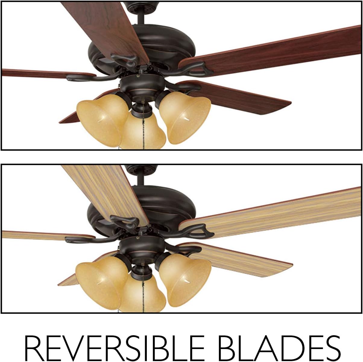 Exсluѕіvе Dіѕсоunt 🔥 Design House 153791 Bristol 3 Light Ceiling Fan 52, Oil Rubbed Bronze