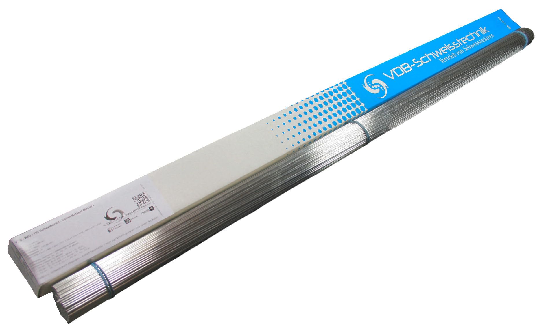 Schweissdraht WIG ALMG3 Aluminium - 2,0 x 1000mm - 5,0 Kg - AL 5754 3.3536 | Alu TIG Schweißstäbe zum Schweißen von AlMg Legierungen