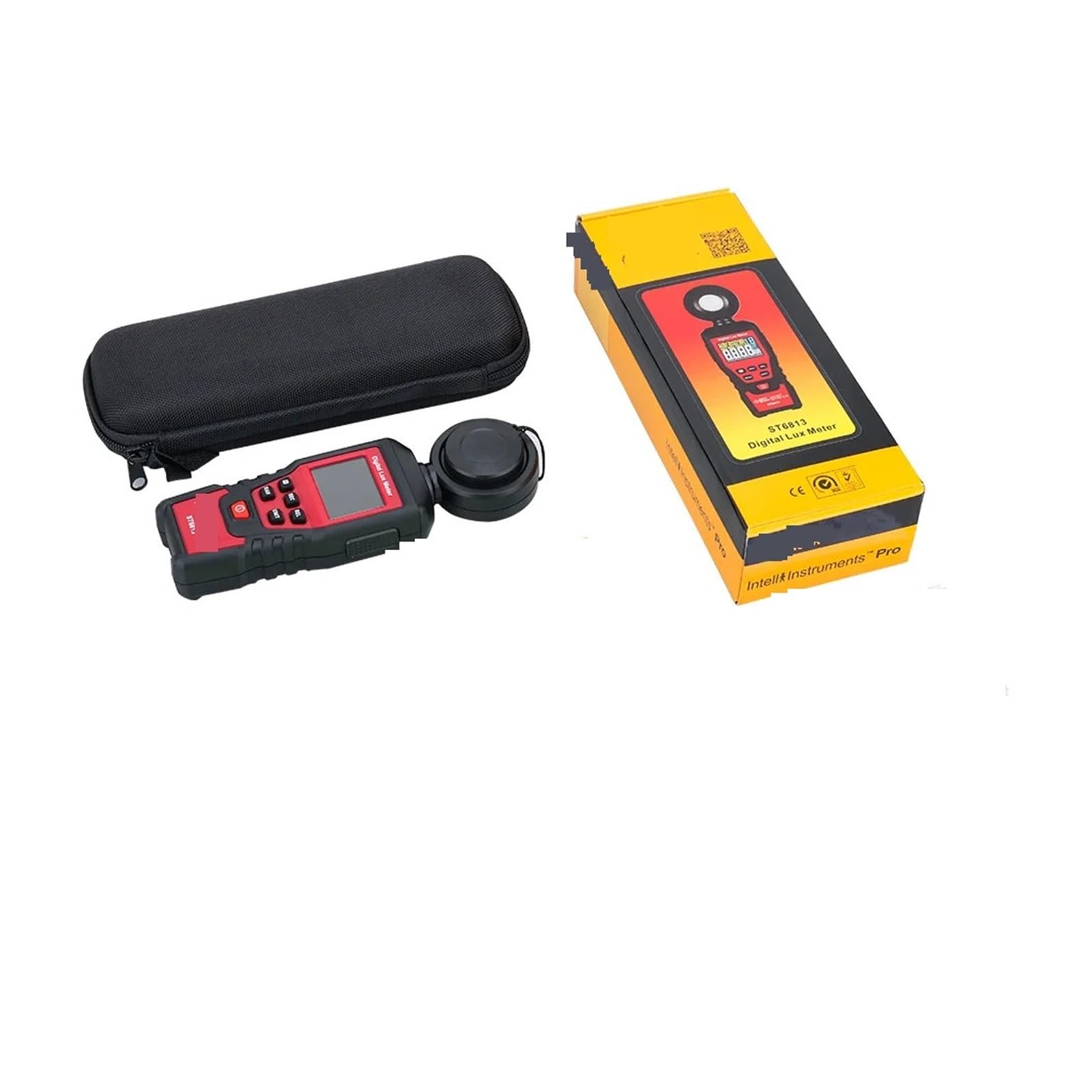 Medidor de Luz, Fotómetro digital, luxómetro, comprobador de luz, espectrómetro fotográfico, detector de luminosidad portátil, luxómetro de 1 a 200 000, pantalla LCD.