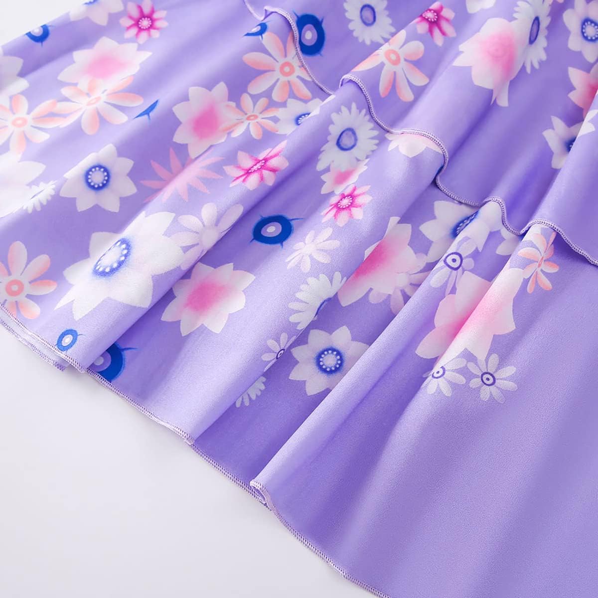 Miniatura 5 de Akokvlar Vestido de disfraz de princesa para niñas conjunto de disfraces de princesa para Halloween