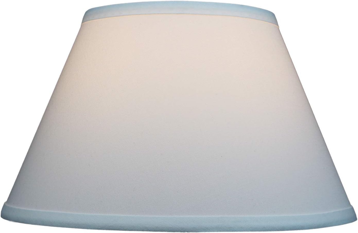 FenchelShades.com 7" Top Diameter x 13" Bottom Diameter x 8 (Spider Attachment) Empire Lamp Shade (White)