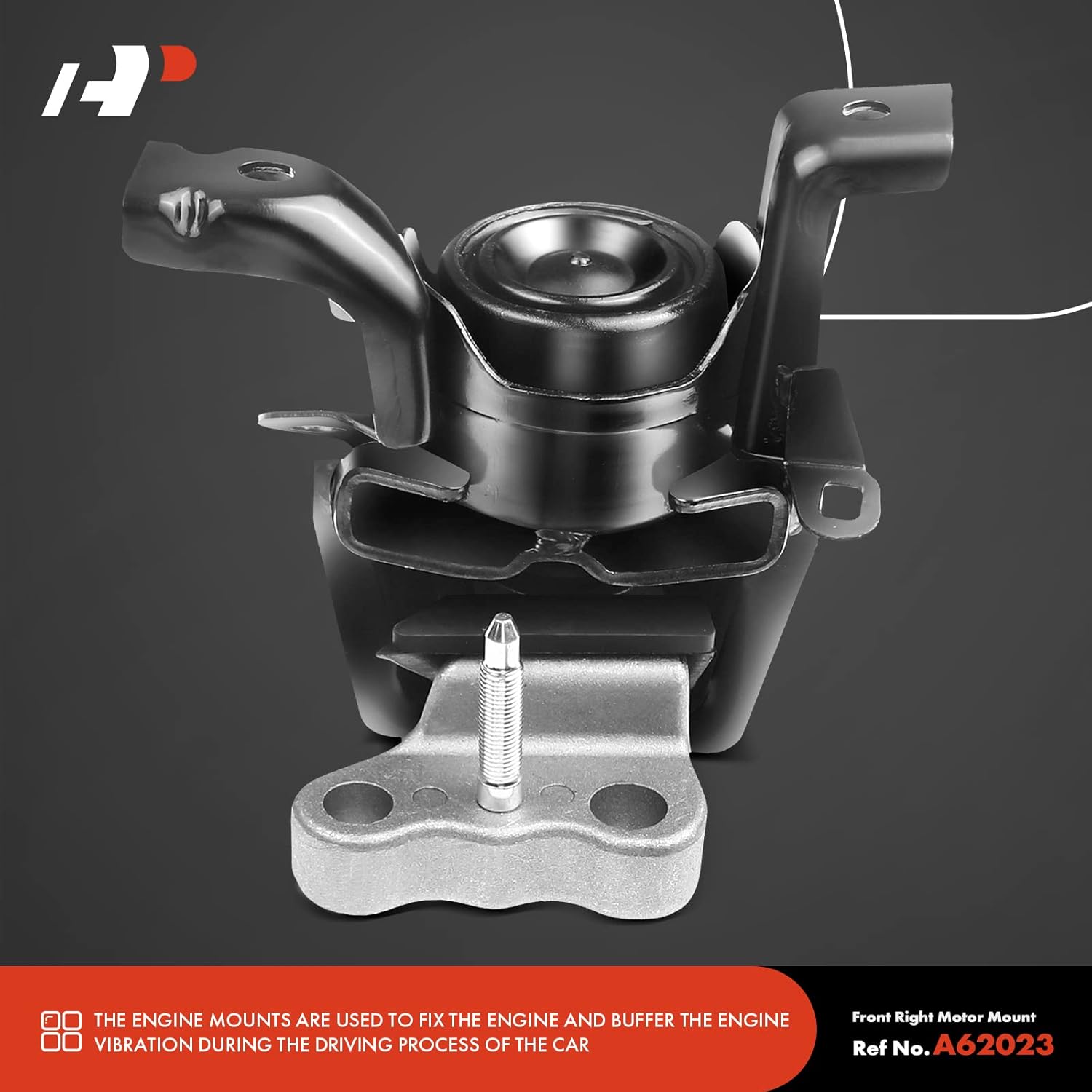 A-Premium 4PCS Engine Motor Mount and Transmission Mount Set Compatible with Pontiac Vibe 2009-2010 & Toyota Corolla Matrix 2009-2013, Automatic Transmission, Replace# 123610T050, 88975613