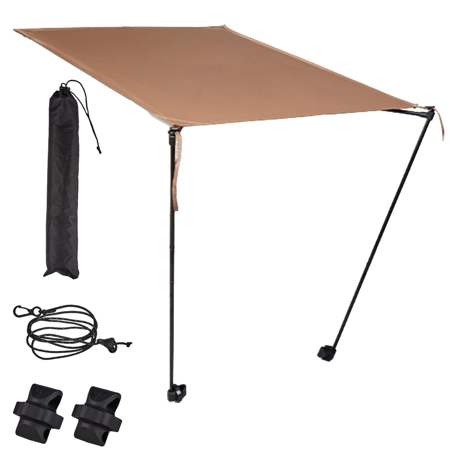 Tettuccio pieghevole da sedia Solare Portatile Tenda Da Sole | Tettuccio Per Sedia Pieghevole Da Campeggio Parasole Campeggio Sport Outdoor Spiaggia Tailgates Pesca Escursionismo