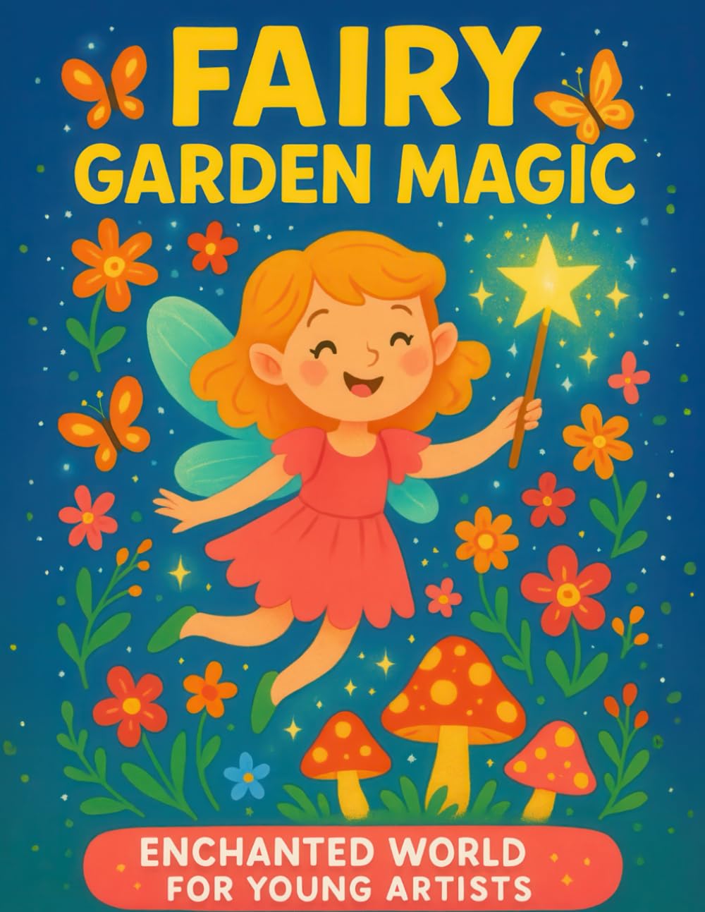 Fairy Garden Magic Coloring Book | Enchanted Fairies & Magical Garden Coloring Pages for Kids
