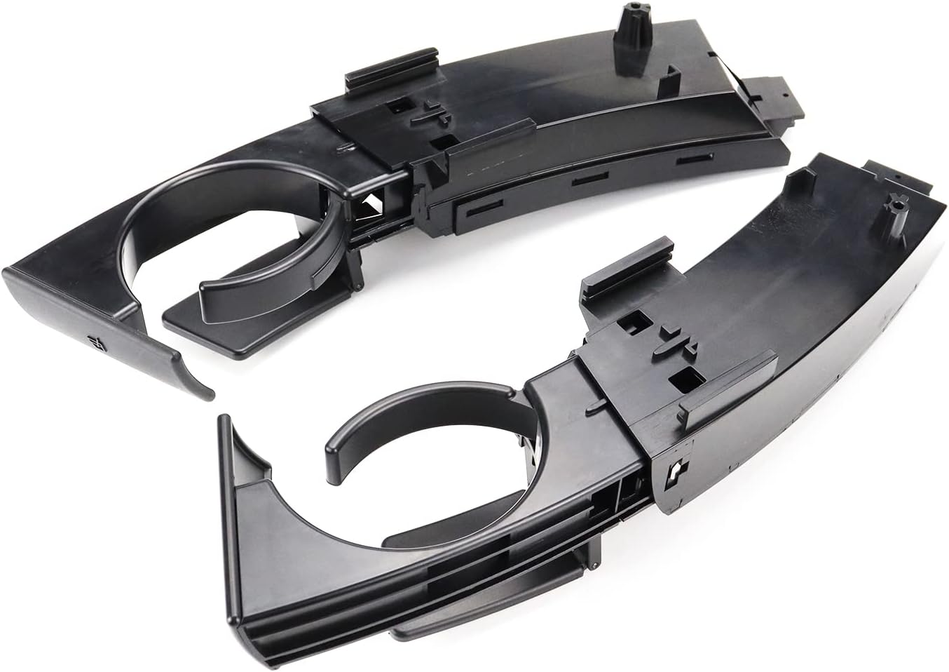 FEXON Left&Right Side Dashboard Cup Holder Compatible with BMW Z4 E85 E86 2003 2004 2005 2006 2007 2008 Replaces 51457070323 51457070324 Black