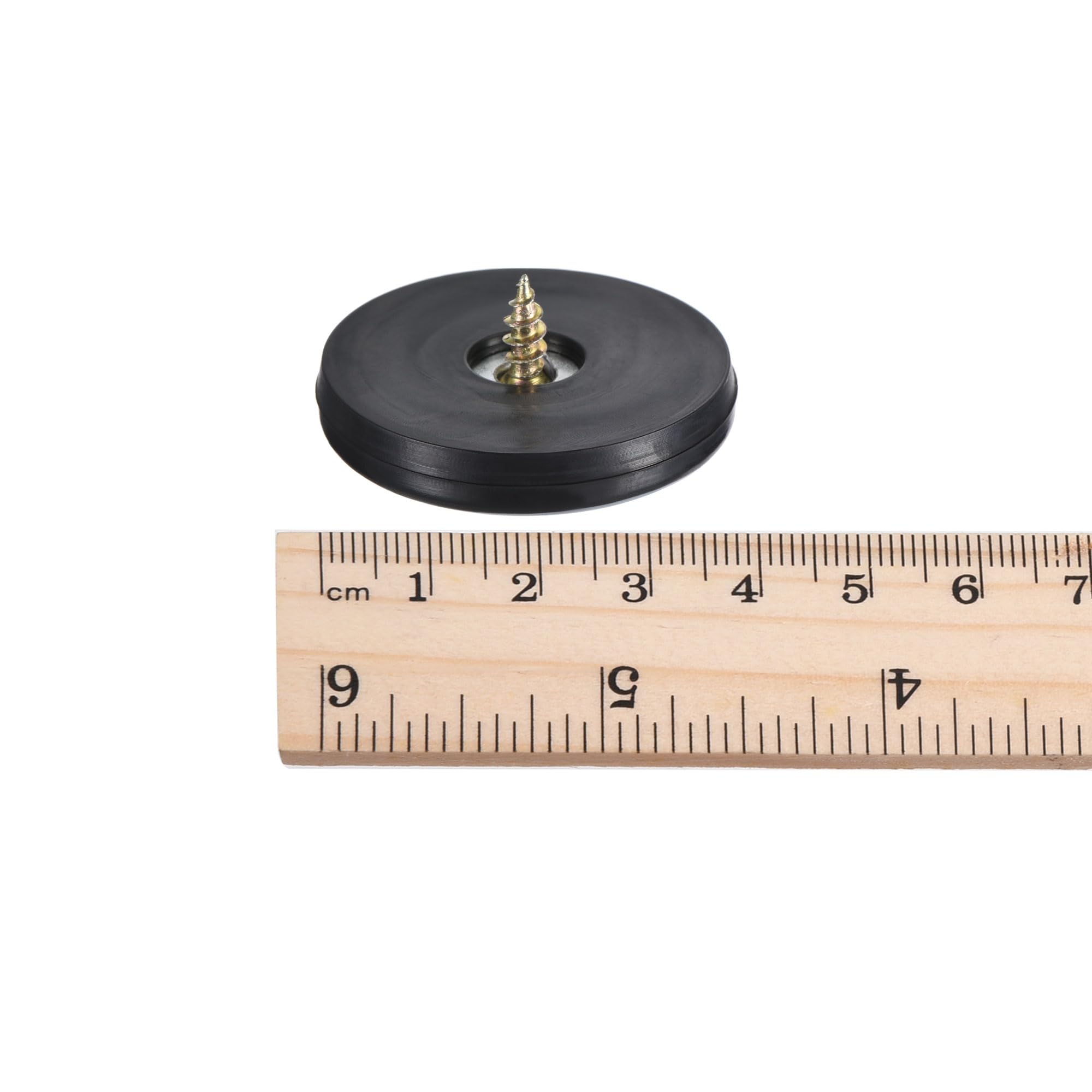 uxcell 38mm Furniture Feet Slider Glides Screw-in Chair Leg Protector Pads PTFE 12pcs — view 6