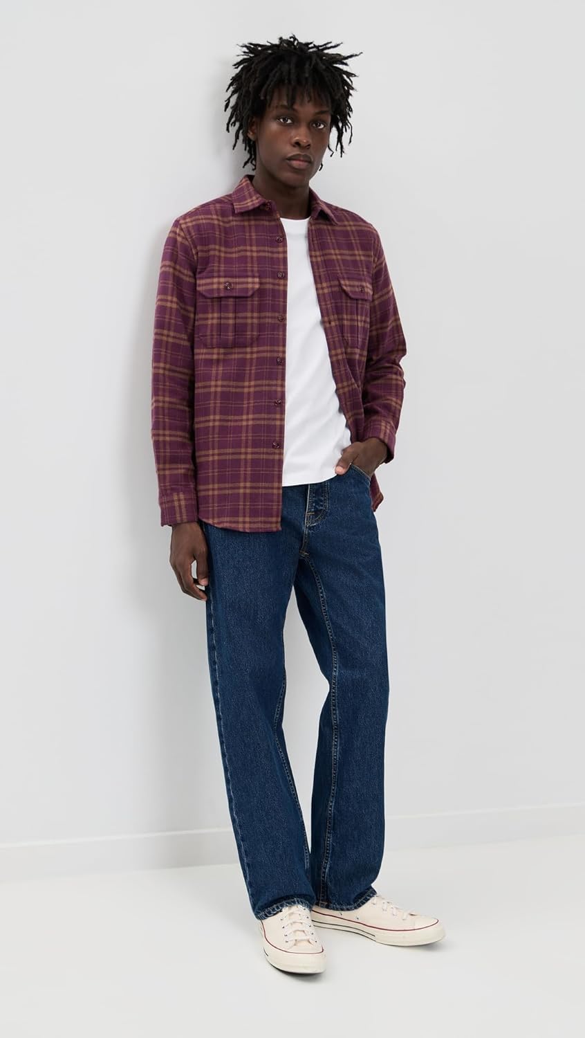 Portuguese Flannel Men's Stringer Cotton Plaid Overshirt - Image 2