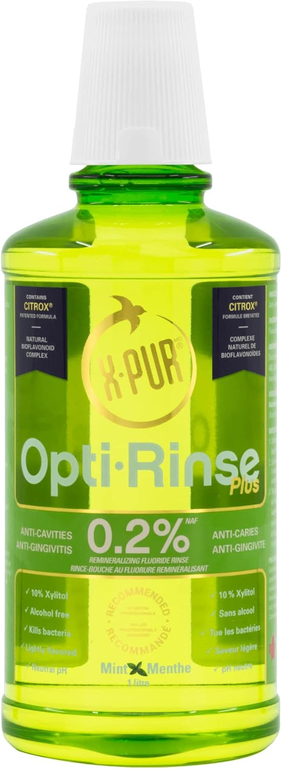 XPUR Xylitol Mouthwash 0.2 XPUR OptiRinse Plus With Citrox