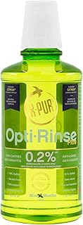 X-PUR Xylitol Mouthwash - 0.2% X-PUR Opti-Rinse Plus With Citrox - Antibacterial Mouthwash - Mint Flavored Alcohol-Free Mouthwash - 1L