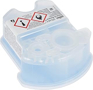 قطع غيار - عبوة منظف بديلة لتنظيف وتجديد بديلة لماكينات الحلاقة سي سي ار، متوافقة مع جميع محطات كلين اند تشارج من براون، بما في ذلك السلاسل 3 و5 و6 و7 و8 و9، عبوة من قطعة واحدة - CCR1