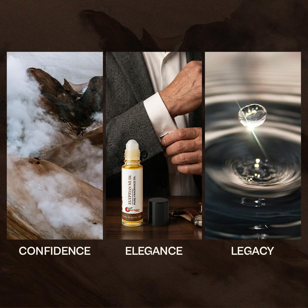 Amazon.com: NY Spice Shop Egyptian Musk Fragrance – Pack of 3 Soft