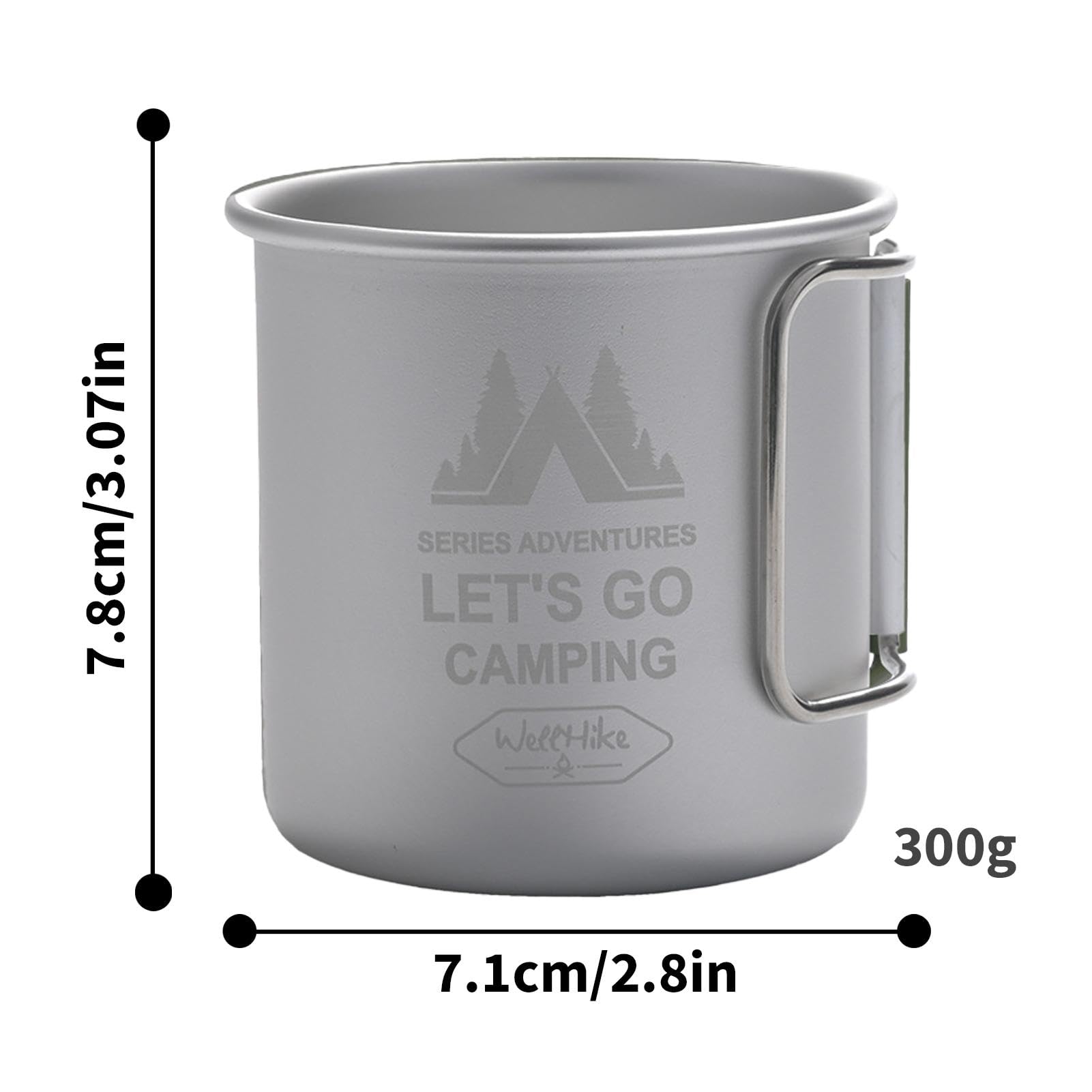 LOT tasses de camping 250/350/500ML