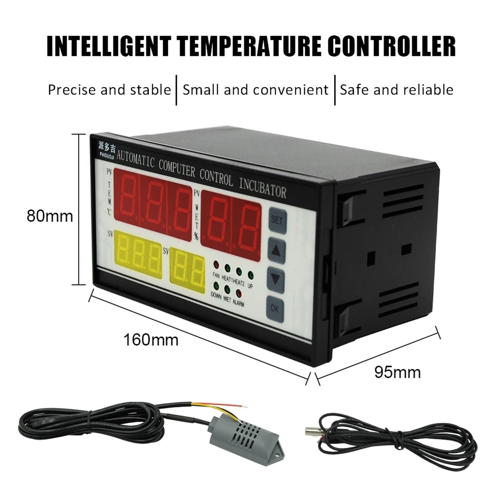 Kontroler Temperatury, Xm-18, Inkubator z kontrolerem jaj, wielofunkcyjna automatyczna kontrola temperatury i wilgotności(XM-18S)