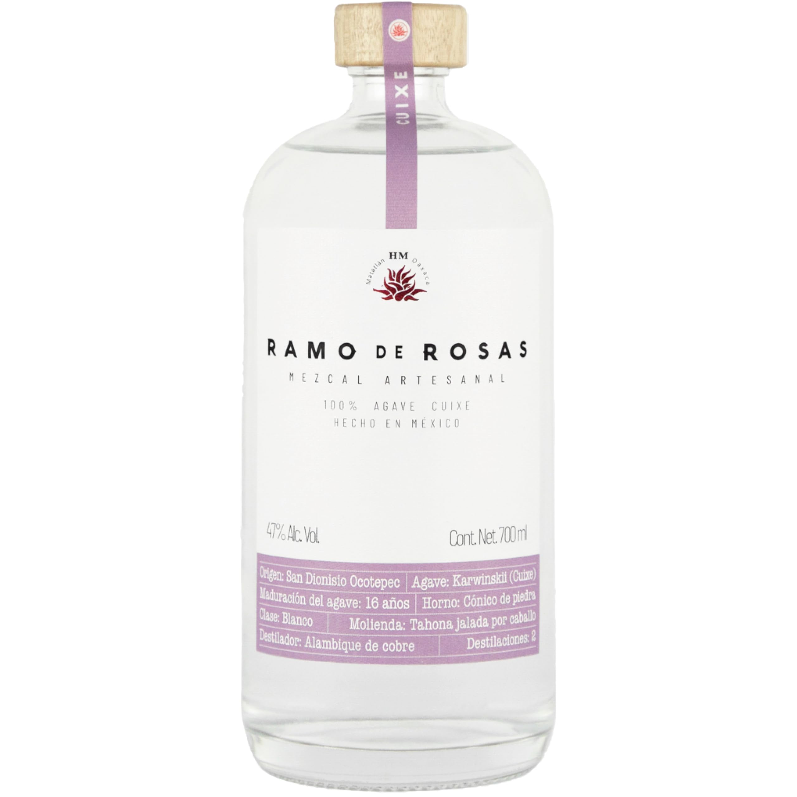 Ramo De Rosas Cuixe Blanco Mezcal