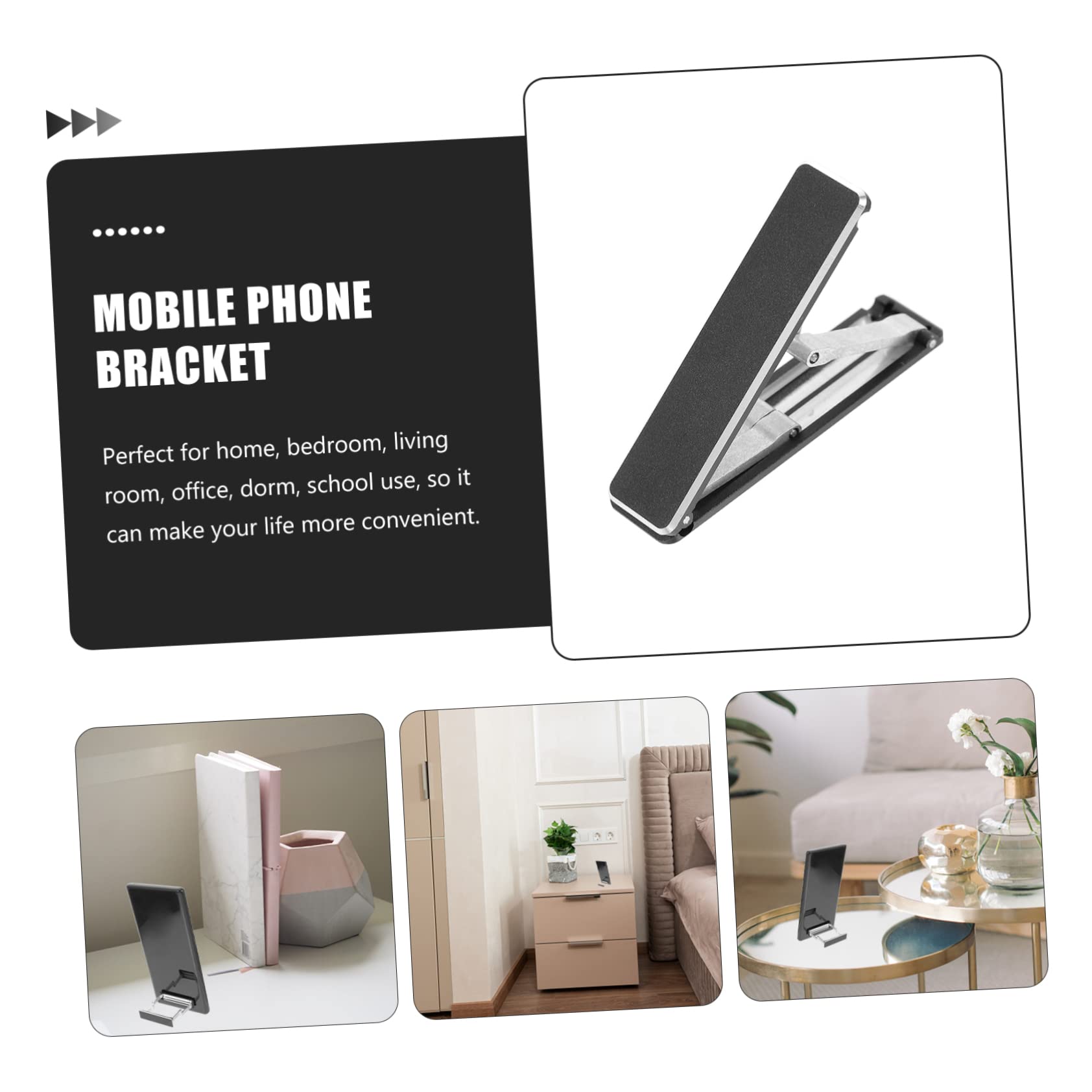 Hemobllo 4pezzi Supporto Telefonico Invisibile Supporto Portatile Per Smartphone Design Ultra Sottile Per Ufficio e Casa Compatibile Con La Maggior Dei Cellulare