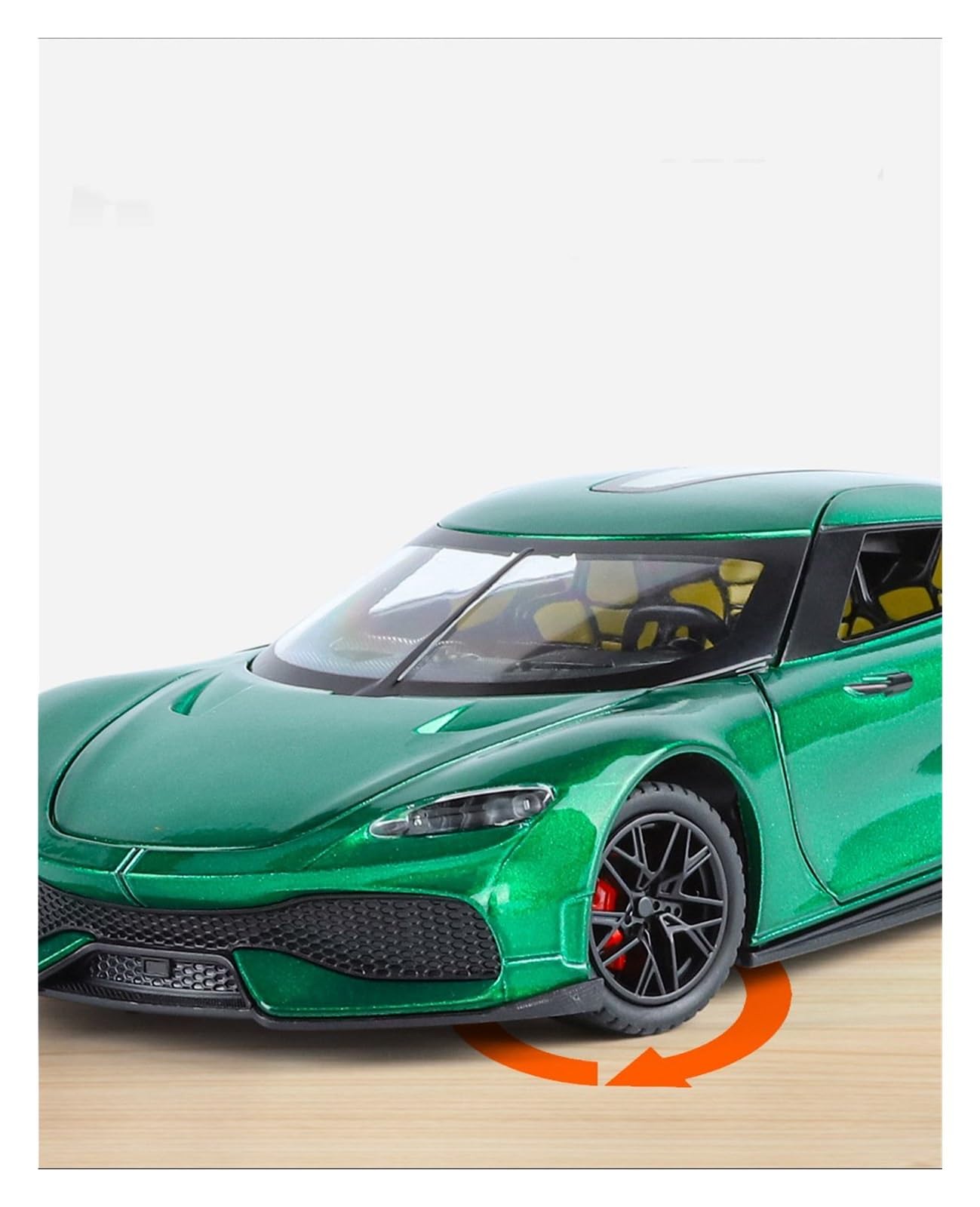 Automodello 1:24 Per Koenigsegg Per Gemini Collezione Di Modellini Di Auto In Lega Metallica Pressofusa(Verde)
