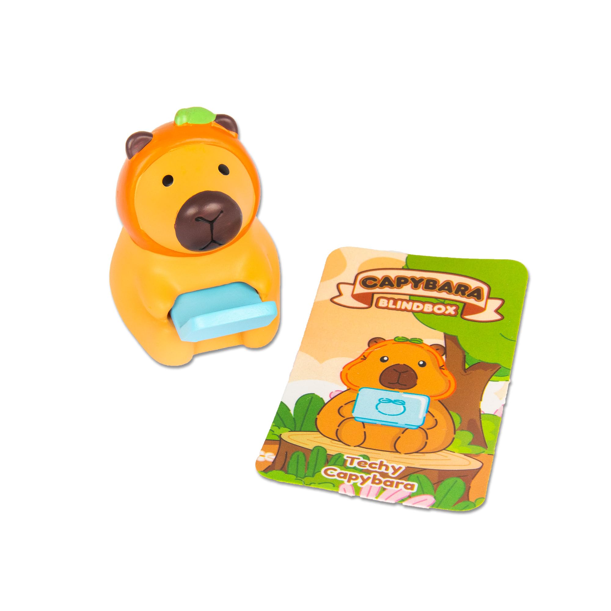 HGL Capybara Blind Box Surprise Toy Figures, Collectible Mini Figurines with Collector Card, Ages 5+
