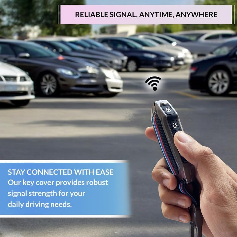 Image of NEODRIFT 'KeyShield' Car Key Cover for Kia Seltos (Shape 1, 04 Buttons) (Durable, Stylish and 360 Protection)