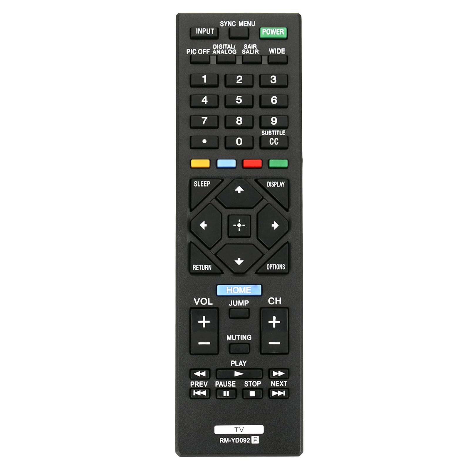VINABTY RM-YD092 Replacement Remote Control