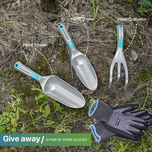 Set de 3 piezas para jardinería GOODSMANN aluminio miniatura 7