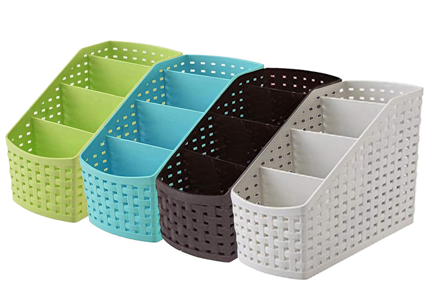 Kuber IndustriesCompact 4 Piece Plastic Storage Basket (Ctktc5271)