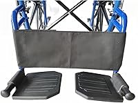 Vista 1 de Correa de pantorrilla para silla de ruedas y silla de transporte, ancho de asiento universal de 16 a 20 pulgadas, soporte de correa de pierna