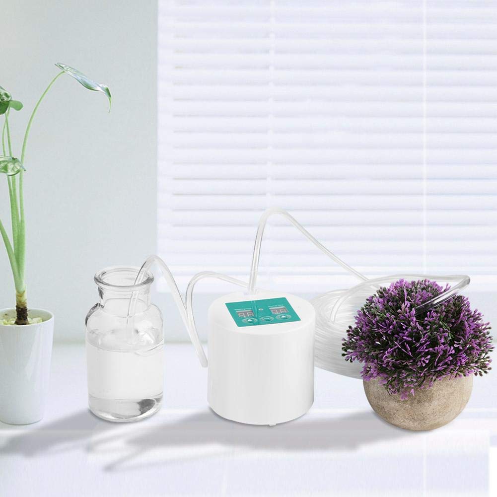 Kit per Irrigazione Automatica Solare Kit, Gocciolamento Giardiniere Goccia con Timer Digitale Uso Interno Balcone