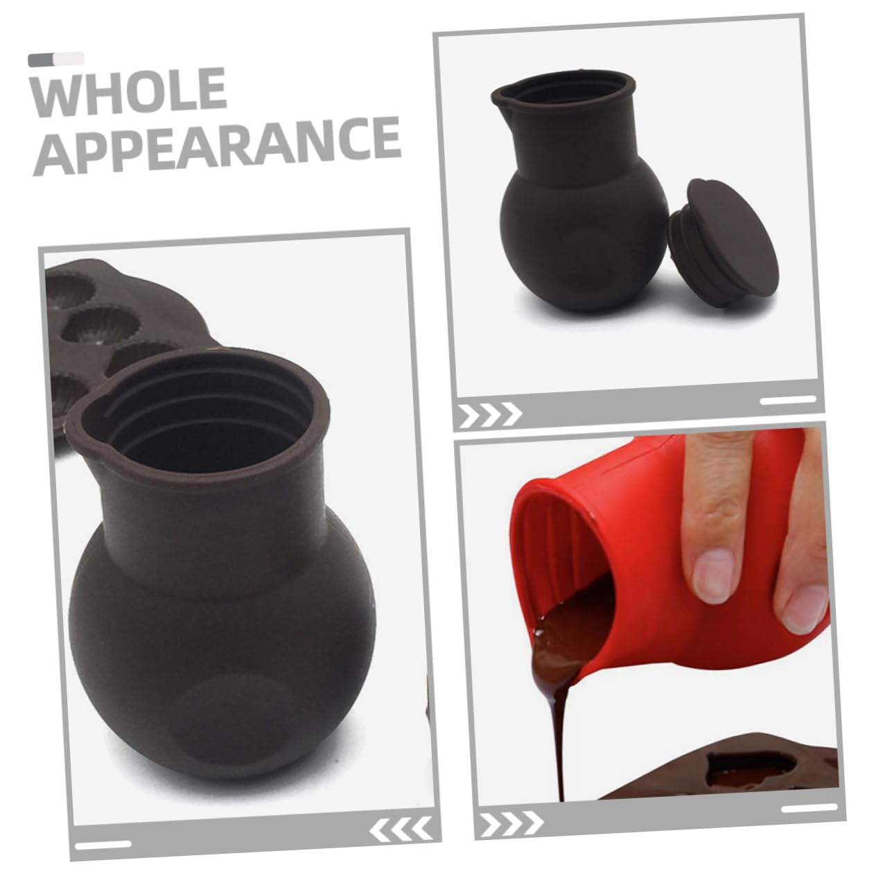 OKUMEYR Candy Melting Pot Silicone Melt Pot for Cheesecake Chocolate Baking Heat Retaining