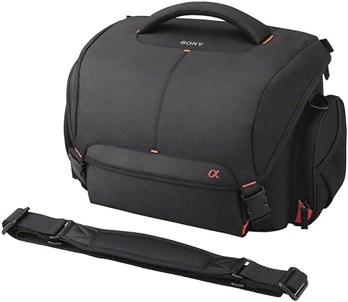 Sony LCSSC21 - Funda ligera para cámara réflex alfa y lentes - Negro