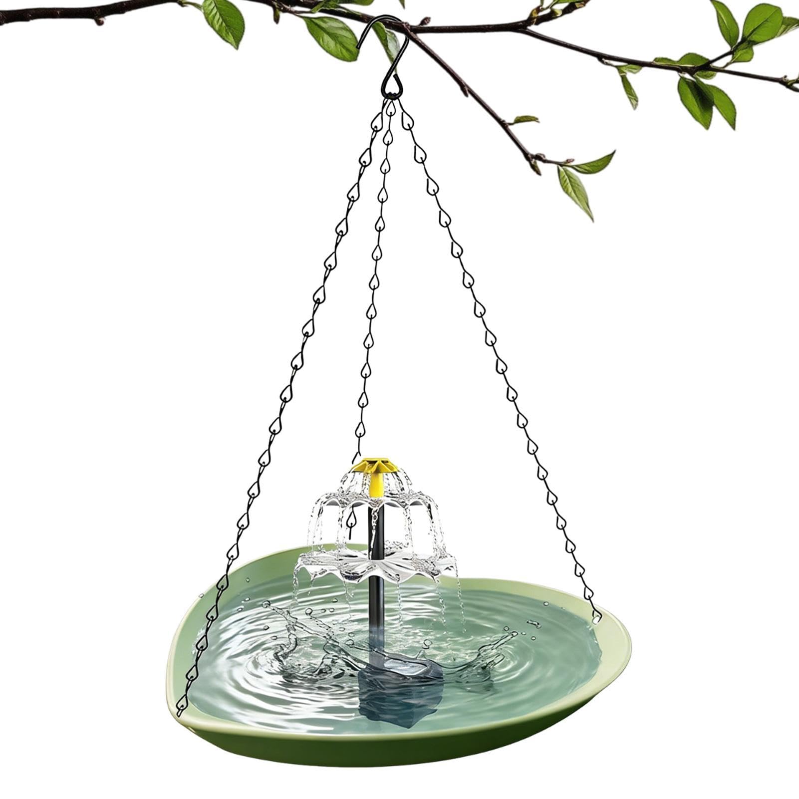 Nevalerra Bird Bath Bowl, Frost-Proof Ceramic Bird Bath, Weatherproof Glazed , Natural Design, Garden Decoration with Non-Slip Performance for Wild Birds, Balcony, Patio, Garden