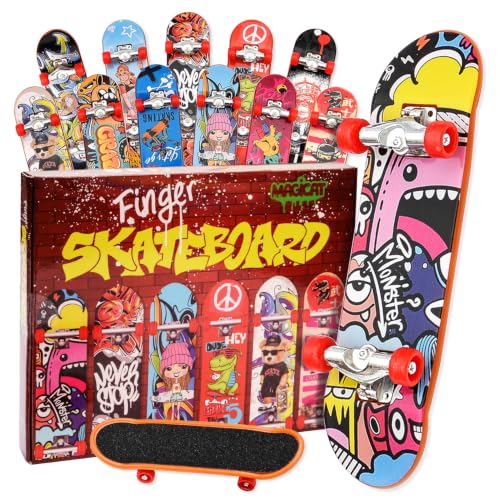 Magicat Finger Skateboard Set I 12 Einzigartige Designs I Ostergeschenke Teenager I Mitgebsel Kindergeburtstag 8 9 10 12 Jahre I Warentest Online mit 1 3 bewertet! Ostergeschenke Kinder 2026