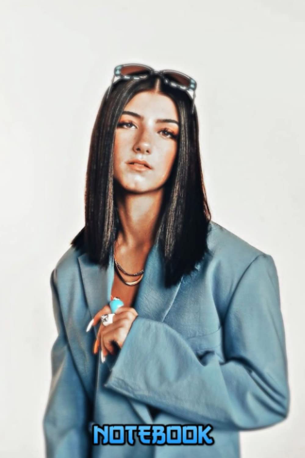 Notebook : Charli Damelio Notebook For Fan , Boys, Girls, Great Gift, Thankgiving Notebook , Office Supplies #548