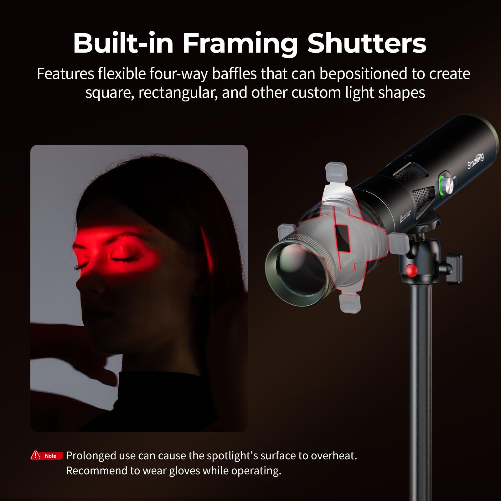 Amazon.com : SmallRig SP Air Spotlight, 36° Optical Projection