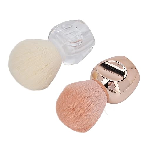 Miniatura 3 de Cepillos de polvo de uñas, 2 cepillos limpiadores de polvo de uñas, mango suave, removedor de polvo de uñas para el hogar, salón de belleza,